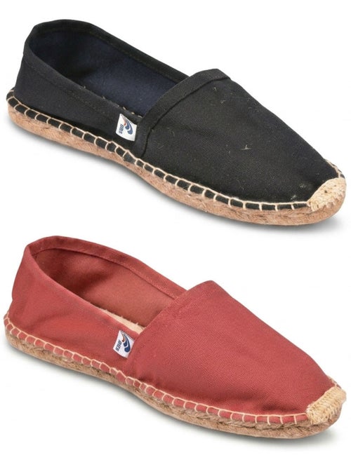 OZABI Pack 2 Paires Espadrilles Homme Semelle Corde Jute - Kiabi