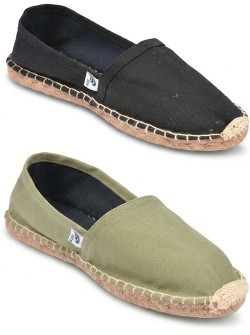 OZABI Pack 2 Paires Espadrilles Homme Semelle Corde Jute - Kiabi