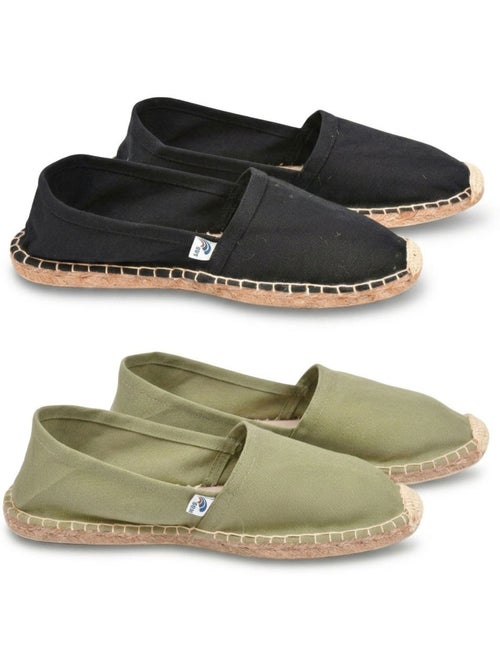OZABI Pack 2 Paires Espadrilles Homme Semelle Corde Jute - Kiabi