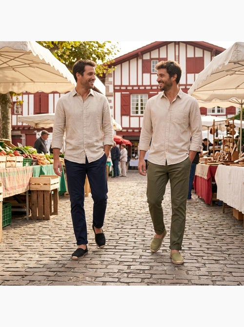 OZABI Pack 2 Paires Espadrilles Homme Semelle Corde Jute - Kiabi