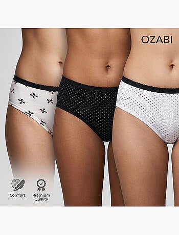 OZABI Pack Culottes Fille Coton - Lot de 6