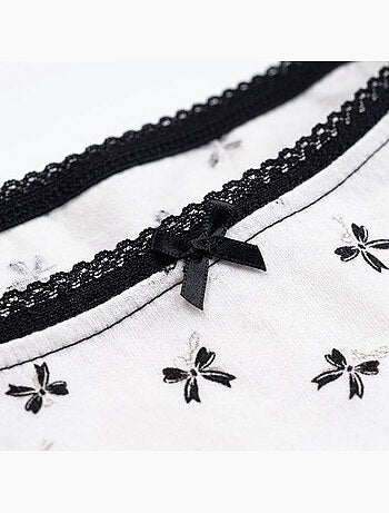 OZABI Pack Culottes Fille Coton - Lot de 6