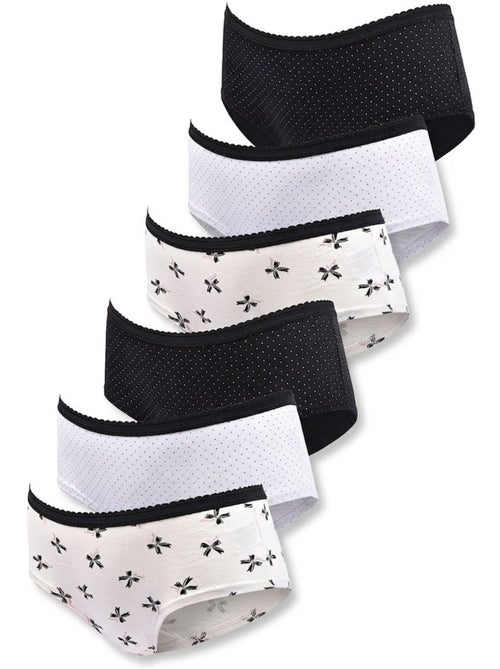 OZABI Pack Culottes Fille Coton - Lot de 6 - Kiabi