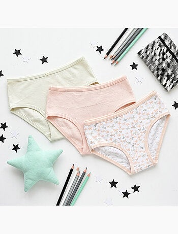 OZABI Pack Culottes Fille Coton - Lot de 6