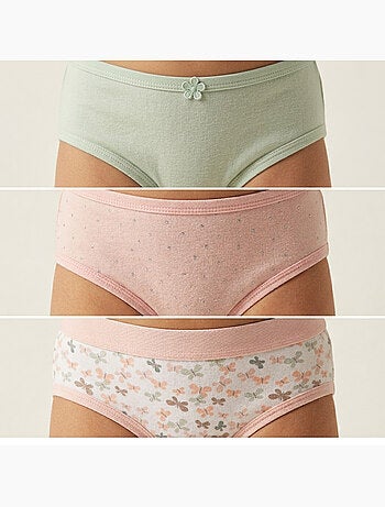 OZABI Pack Culottes Fille Coton - Lot de 6