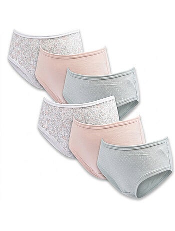 OZABI Pack Culottes Fille Coton - Lot de 6
