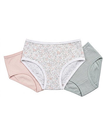 OZABI Pack Culottes Fille Coton - Lot de 6