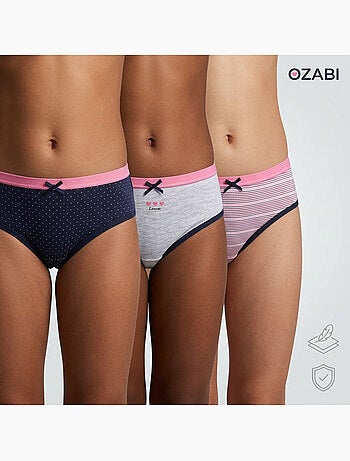 OZABI Pack Culottes Fille Coton - Lot de 6