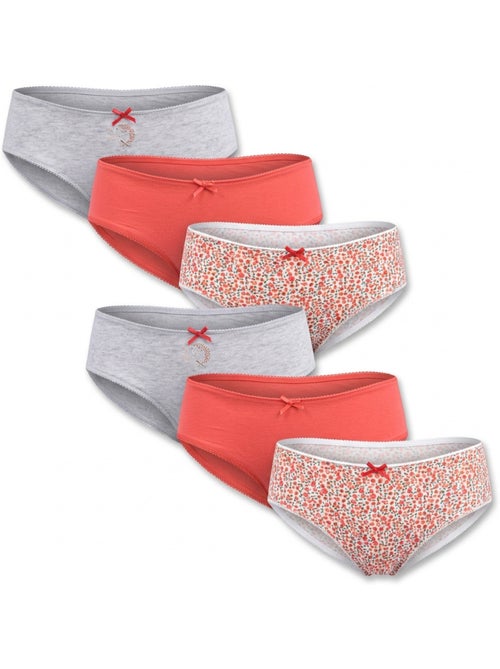 OZABI Pack Culottes Fille Coton - Lot de 6 - Kiabi