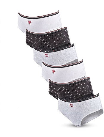 OZABI Pack Culottes Fille Coton - Lot de 6