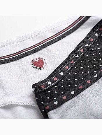 OZABI Pack Culottes Fille Coton - Lot de 6