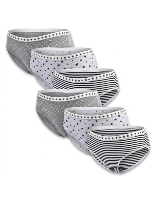 OZABI Pack Culottes Fille Coton - Lot de 6 - Kiabi