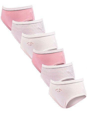 OZABI Pack Culottes Fille Coton - Lot de 6