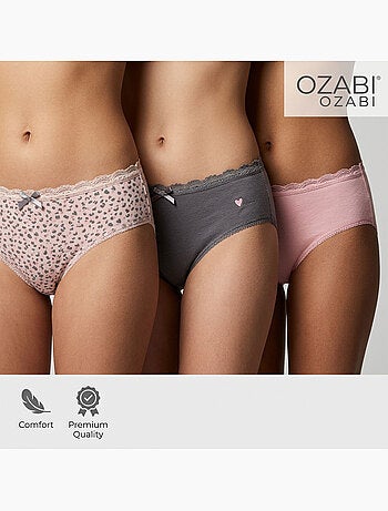 OZABI Pack Culottes Fille Coton - Lot de 6