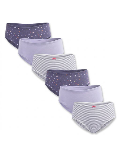 OZABI Pack Culottes Fille Coton - Lot de 6 - Kiabi