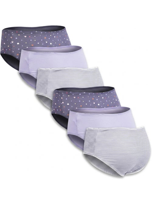 OZABI Pack Culottes Fille Coton - Lot de 6 - Kiabi