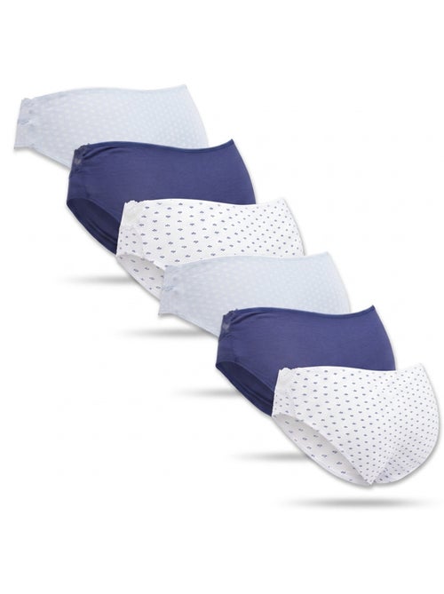 OZABI Pack de Culottes Femme Coton – Lot de 6 - Kiabi