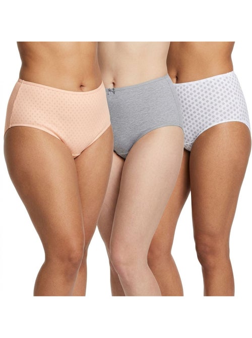 OZABI Pack de Culottes Femme Taille Haute Coton – Lot de 6 - Kiabi