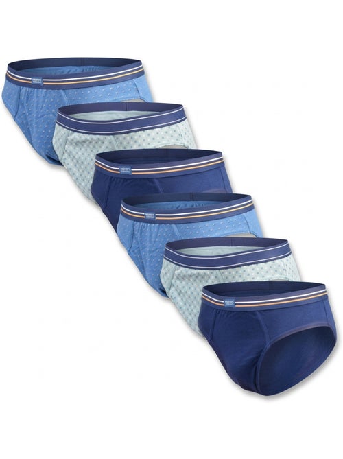 OZABI Pack Slips Homme 100% Coton – Lot de 6 - Kiabi OZABI Pack Slips Homme 100% Coton – Lot de 6 - Kiabi