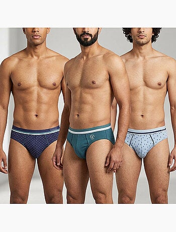OZABI Pack Slips Homme 100% Coton – Lot de 6