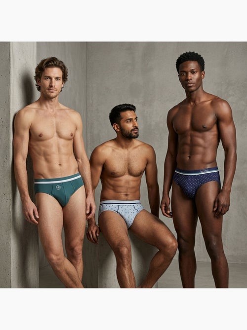 OZABI Pack Slips Homme 100% Coton – Lot de 6 - Kiabi