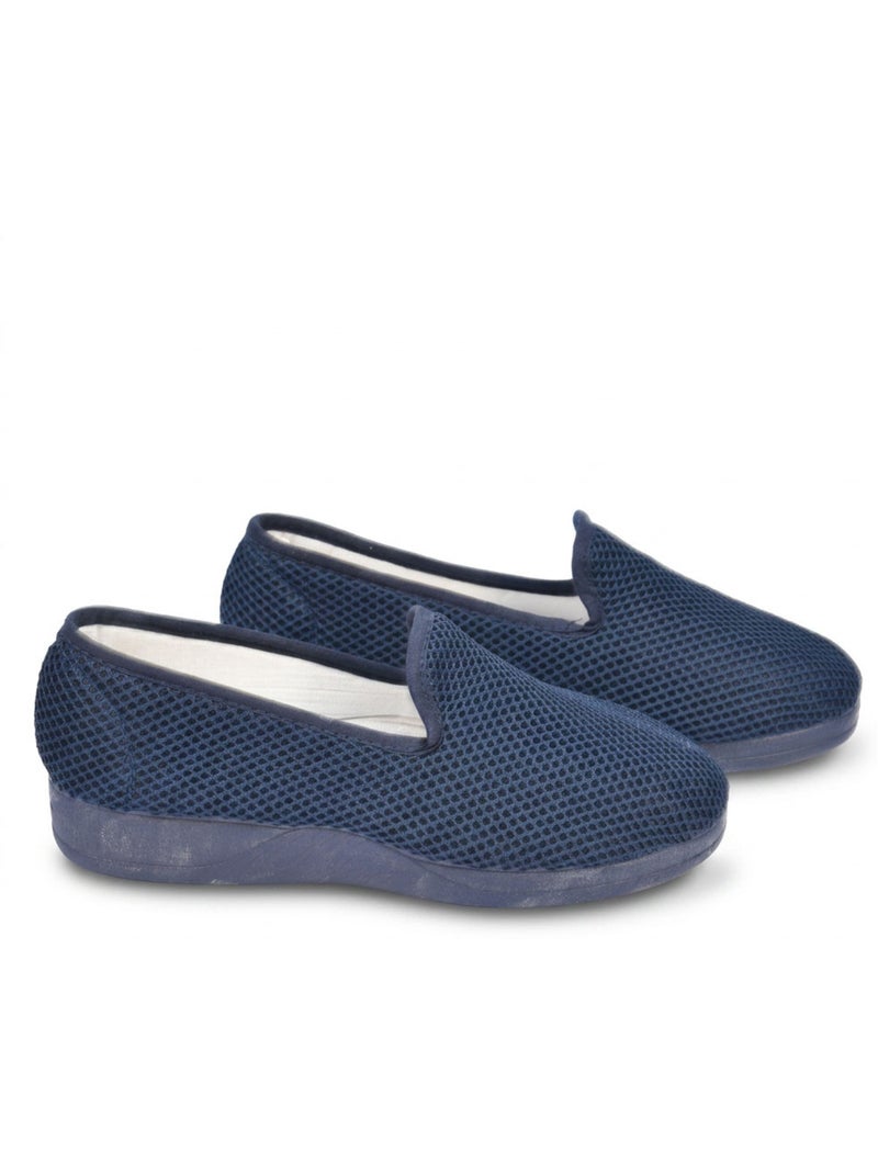 OZABI Pantoufle Charentaise Femme Mesh Respirant Fabriquée en Espagne Bleu marine - Kiabi