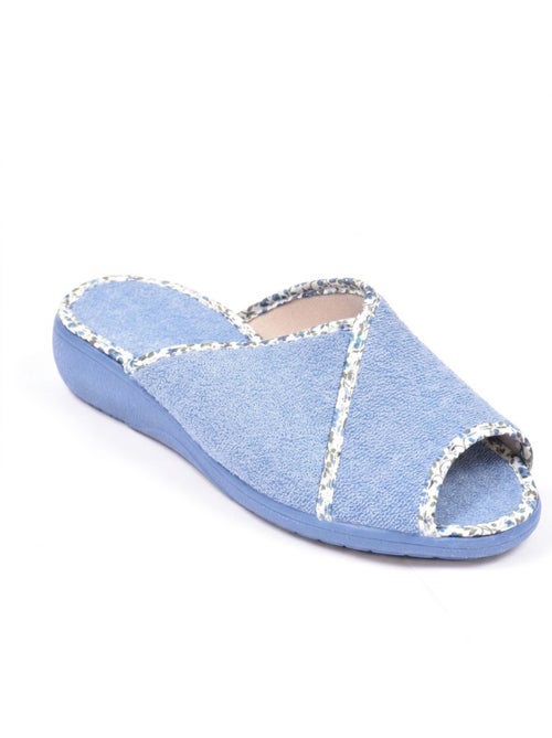 OZABI-Pantoufle Mule Femme Eponge Respirante Fabrication Espagnole, Bout Ouvert - Kiabi OZABI-Pantoufle Mule Femme Eponge Respirante Fabrication Espagnole, Bout Ouvert - Kiabi