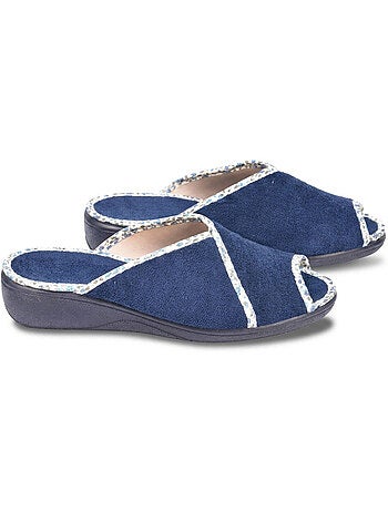 OZABI-Pantoufle Mule Femme Eponge Respirante Fabrication Espagnole, Bout Ouvert