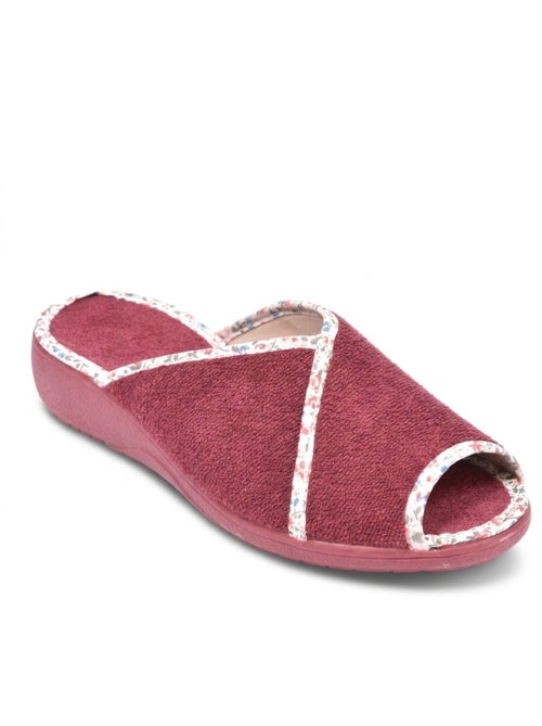 OZABI-Pantoufle Mule Femme Eponge Respirante Fabrication Espagnole, Bout Ouvert - Kiabi OZABI-Pantoufle Mule Femme Eponge Respirante Fabrication Espagnole, Bout Ouvert - Kiabi