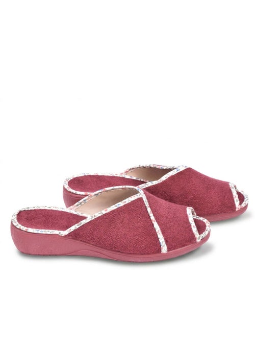 OZABI-Pantoufle Mule Femme Eponge Respirante Fabrication Espagnole, Bout Ouvert - Kiabi OZABI-Pantoufle Mule Femme Eponge Respirante Fabrication Espagnole, Bout Ouvert - Kiabi