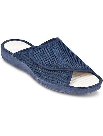 OZABI-Pantoufle Mule Femme Mesh Microperfore Scratch Ajustable Fabriquee en Espagne