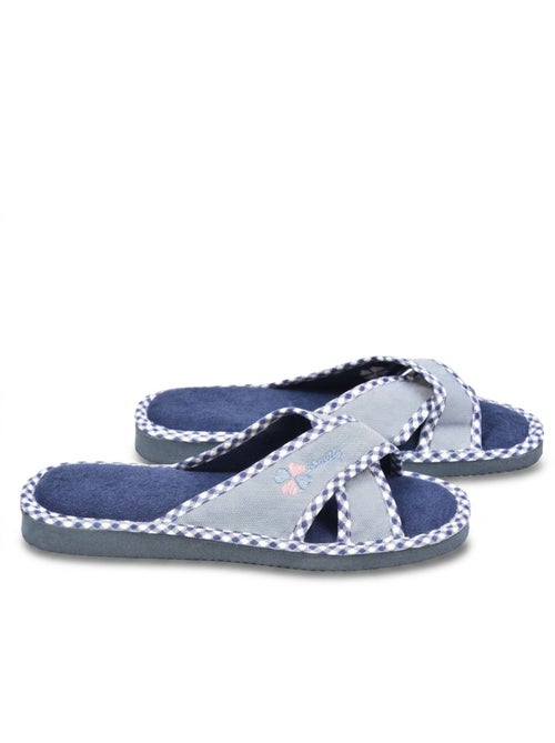 OZABI-Pantoufle Mule Femme Pack 2 Paires Sangles Croisees Imprimees - Kiabi