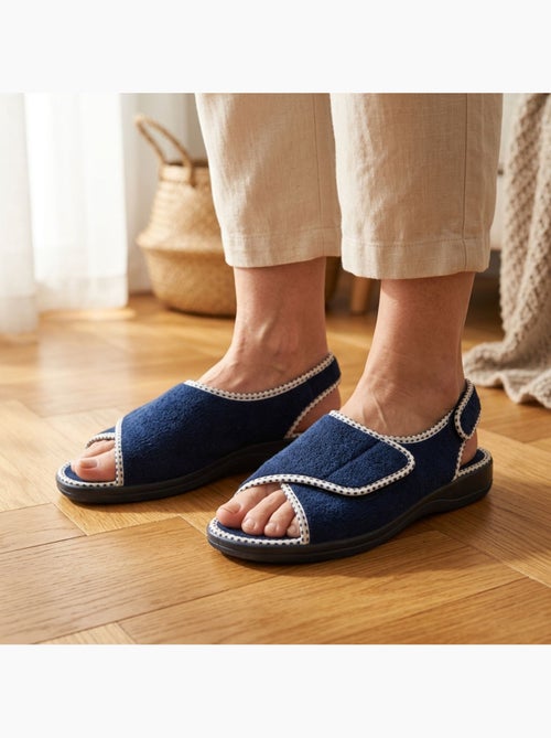 OZABI-Pantoufle Sandale Femme Eponge Double Scratch Fabriquee en Espagne - Kiabi OZABI-Pantoufle Sandale Femme Eponge Double Scratch Fabriquee en Espagne - Kiabi