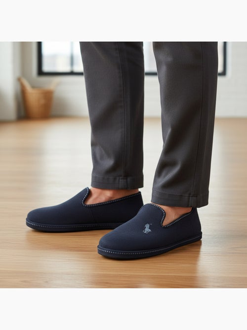 Ozabi pantoufles charentaises homme fabriquées en espagne broderie fantaisie - Kiabi Ozabi pantoufles charentaises homme fabriquées en espagne broderie fantaisie - Kiabi