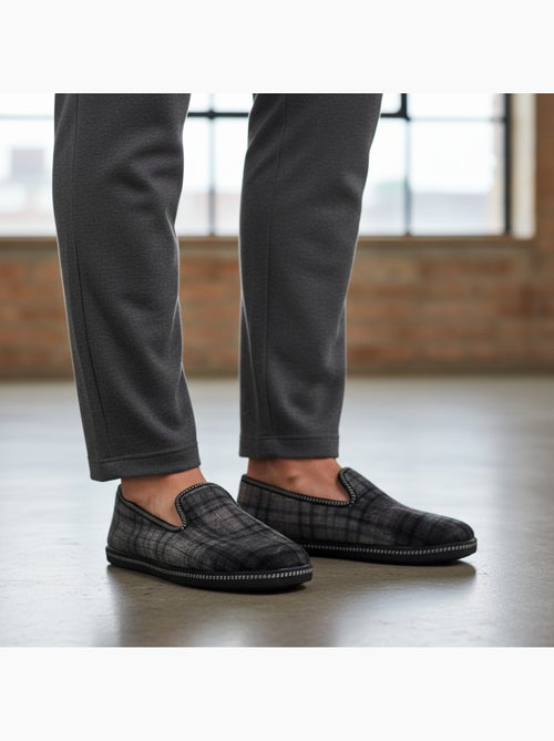 Ozabi pantoufles charentaises homme fabriquées en espagne broderie fantaisie - Kiabi