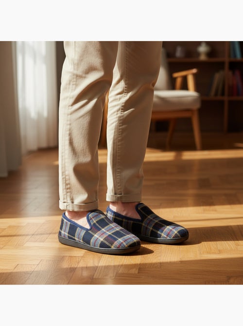 Ozabi pantoufles charentaises homme fabriquées en espagne carreaux écossais - Kiabi Ozabi pantoufles charentaises homme fabriquées en espagne carreaux écossais - Kiabi
