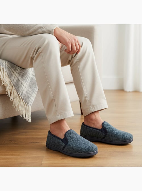 Ozabi pantoufles charentaises homme fabriquées en espagne, effet structuré - Kiabi Ozabi pantoufles charentaises homme fabriquées en espagne, effet structuré - Kiabi