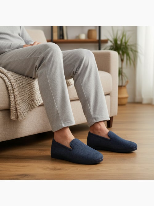 Ozabi pantoufles charentaises homme fabriquées en espagne, effet structuré - Kiabi Ozabi pantoufles charentaises homme fabriquées en espagne, effet structuré - Kiabi