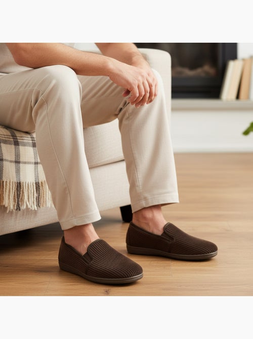 Ozabi pantoufles charentaises homme fabriquées en espagne, effet structuré - Kiabi Ozabi pantoufles charentaises homme fabriquées en espagne, effet structuré - Kiabi