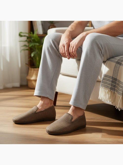 Ozabi pantoufles charentaises homme fabriquées en espagne, effet structuré - Kiabi Ozabi pantoufles charentaises homme fabriquées en espagne, effet structuré - Kiabi