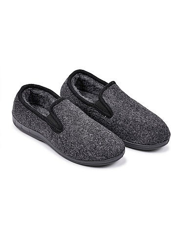 OZABI Pantoufles Femme Charentaises Chaudes Fourrées Semelle Antidérapante