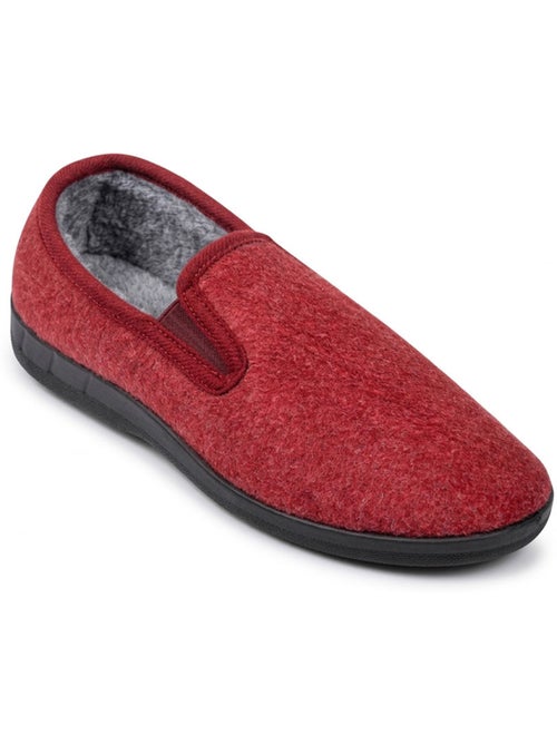 OZABI Pantoufles Femme Charentaises Chaudes Fourrées Semelle Antidérapante - Kiabi