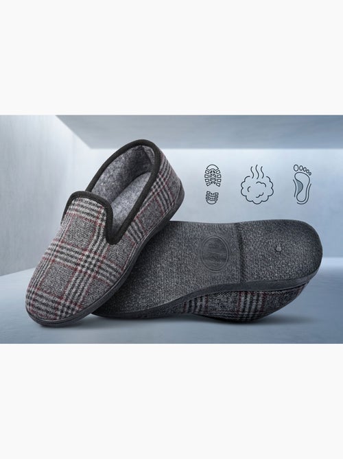 OZABI Pantoufles Homme Charentaises Chaudes Antidérapantes - Kiabi