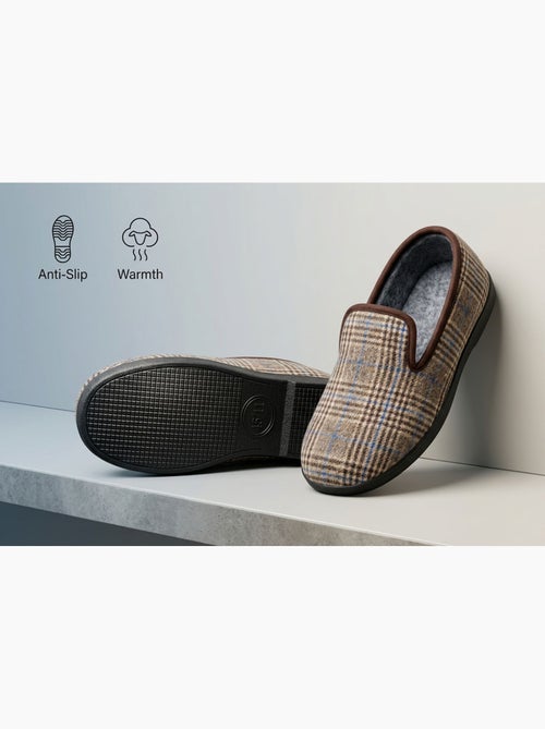OZABI Pantoufles Homme Charentaises Chaudes Antidérapantes - Kiabi