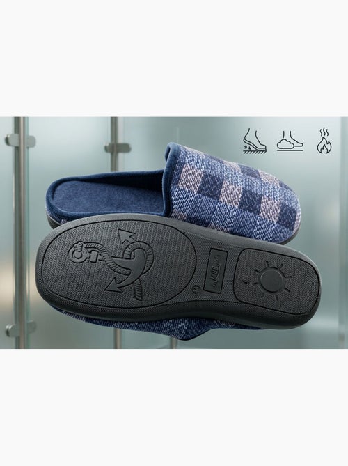 OZABI Pantoufles Homme Mule Chaudes Antiderapantes Confort - Kiabi