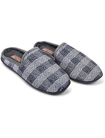 OZABI Pantoufles Homme Mule Chaudes Antiderapantes Confort