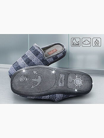 OZABI Pantoufles Homme Mule Chaudes Antiderapantes Confort