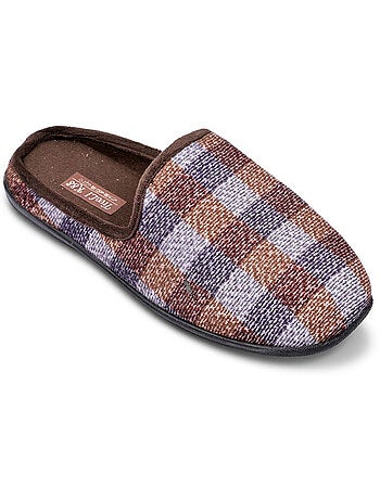 OZABI Pantoufles Homme Mule Chaudes Antiderapantes Confort