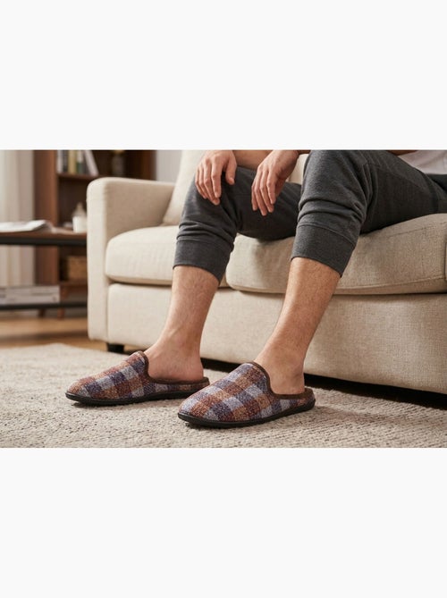 OZABI Pantoufles Homme Mule Chaudes Antiderapantes Confort - Kiabi