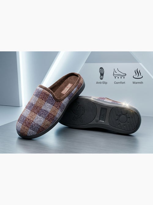 OZABI Pantoufles Homme Mule Chaudes Antiderapantes Confort - Kiabi